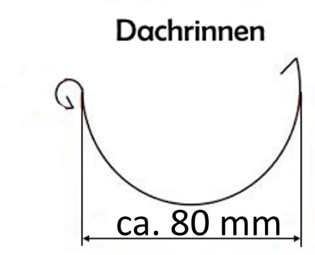 1 Meter Dachrinnenbürste Dachrinnenschutz Marder- Laubschutz